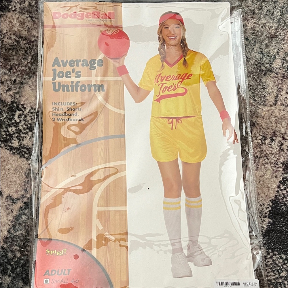 Spirit Yellow Dodgeball Costume Set